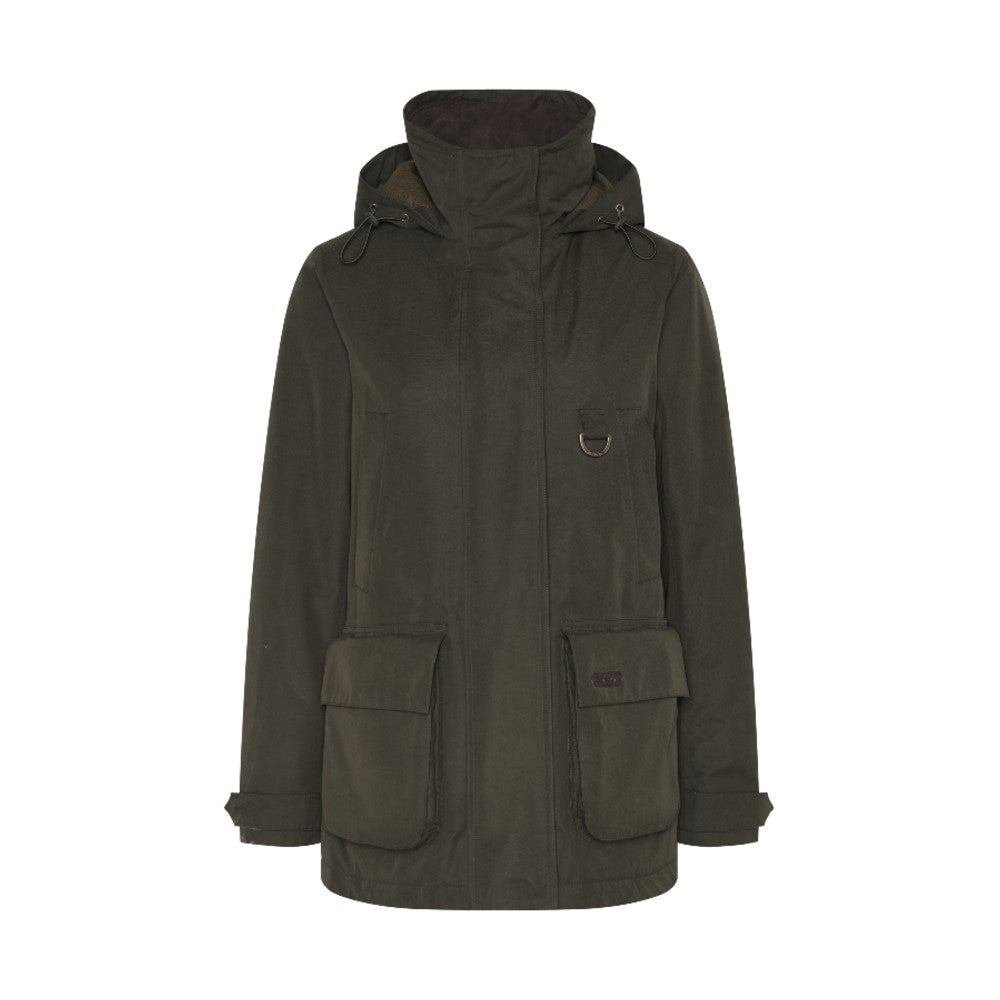 Waterproof Coat for Ladies in Olive Green