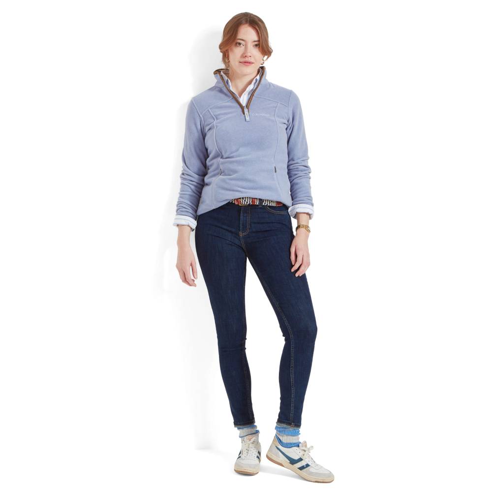 Schoffel Tilton Quarter Zip Ladies Fleece (Powder Blue)