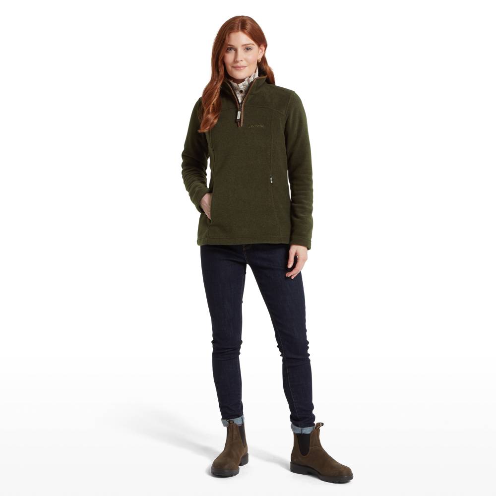 Fleece Quarter Zip Jumper for Women