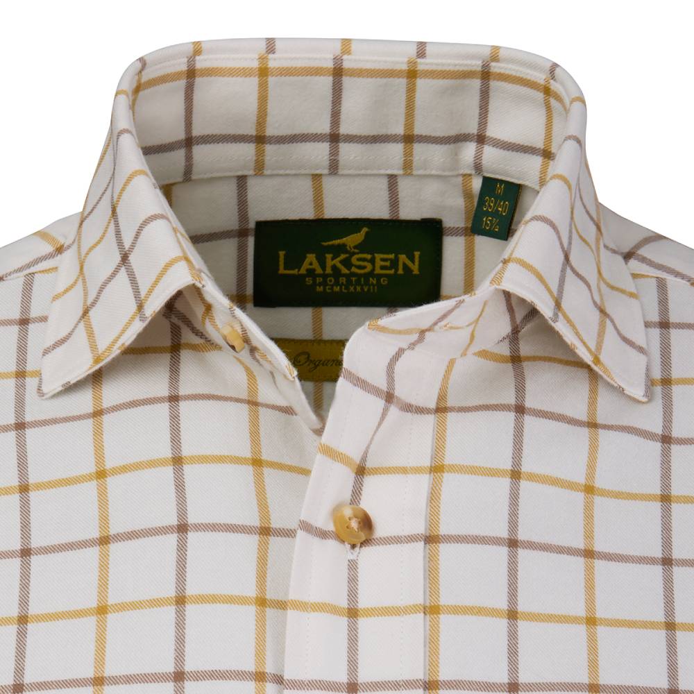 Men's Check Shirt with Sporting Collar