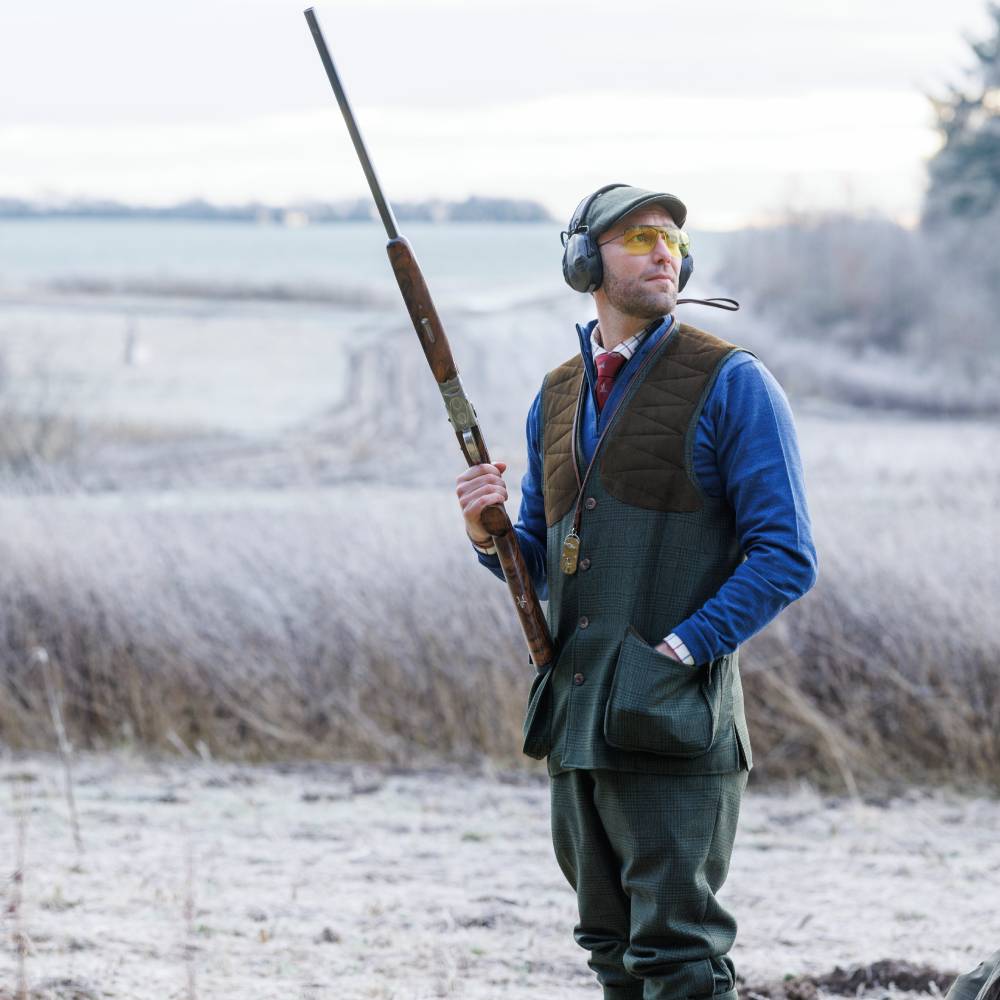Men's Flat Cap in Green Tweed from Laksen