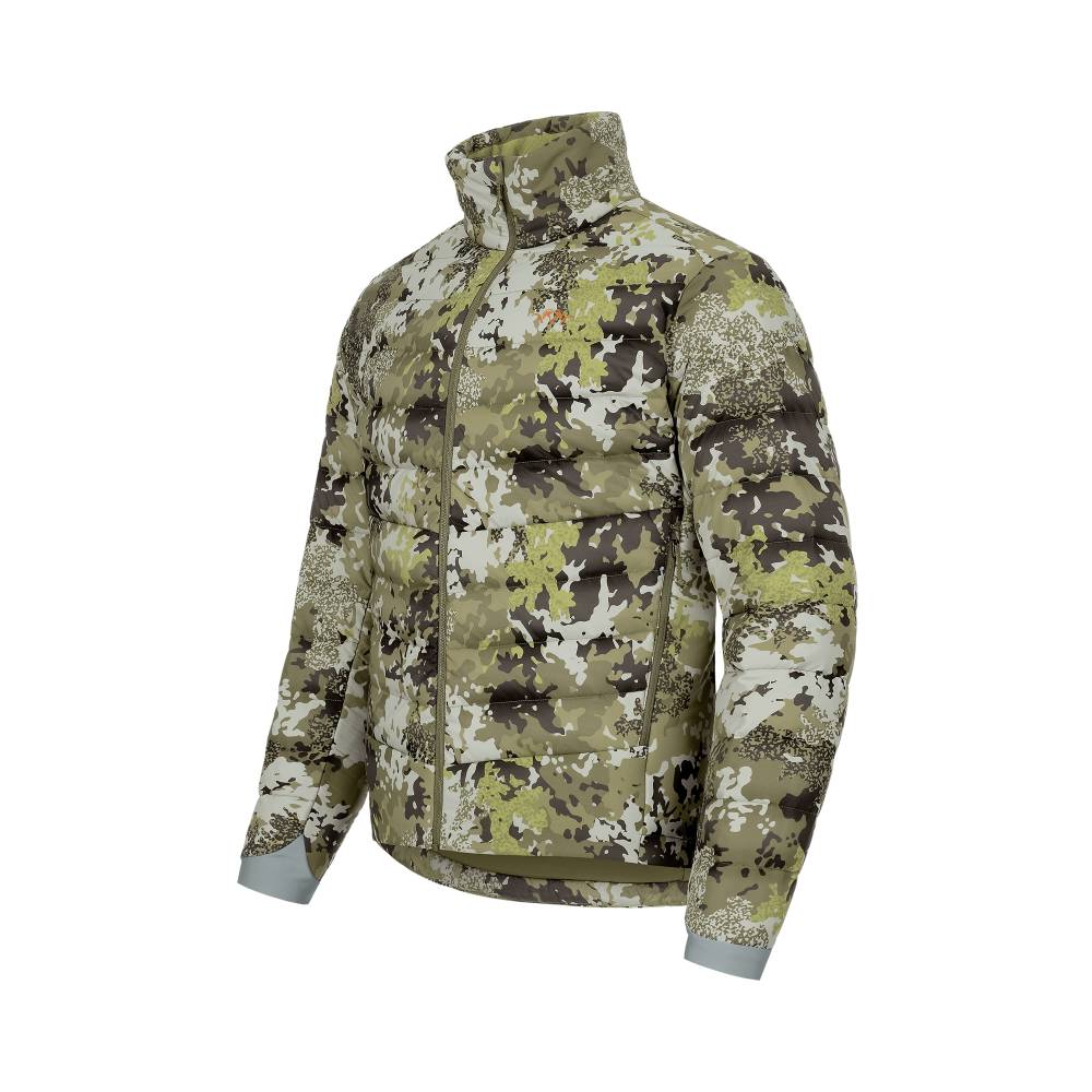 Men's Padded Jacket with Camouflage Print