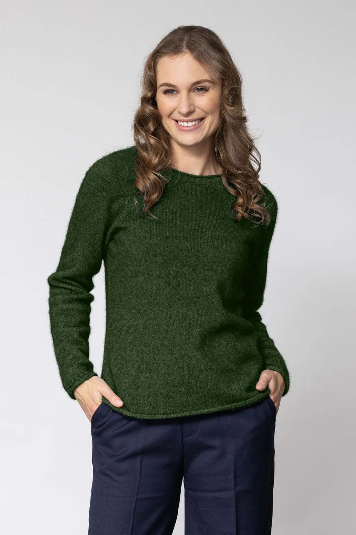 Ladies Crew Neck Jumper (Jungle)