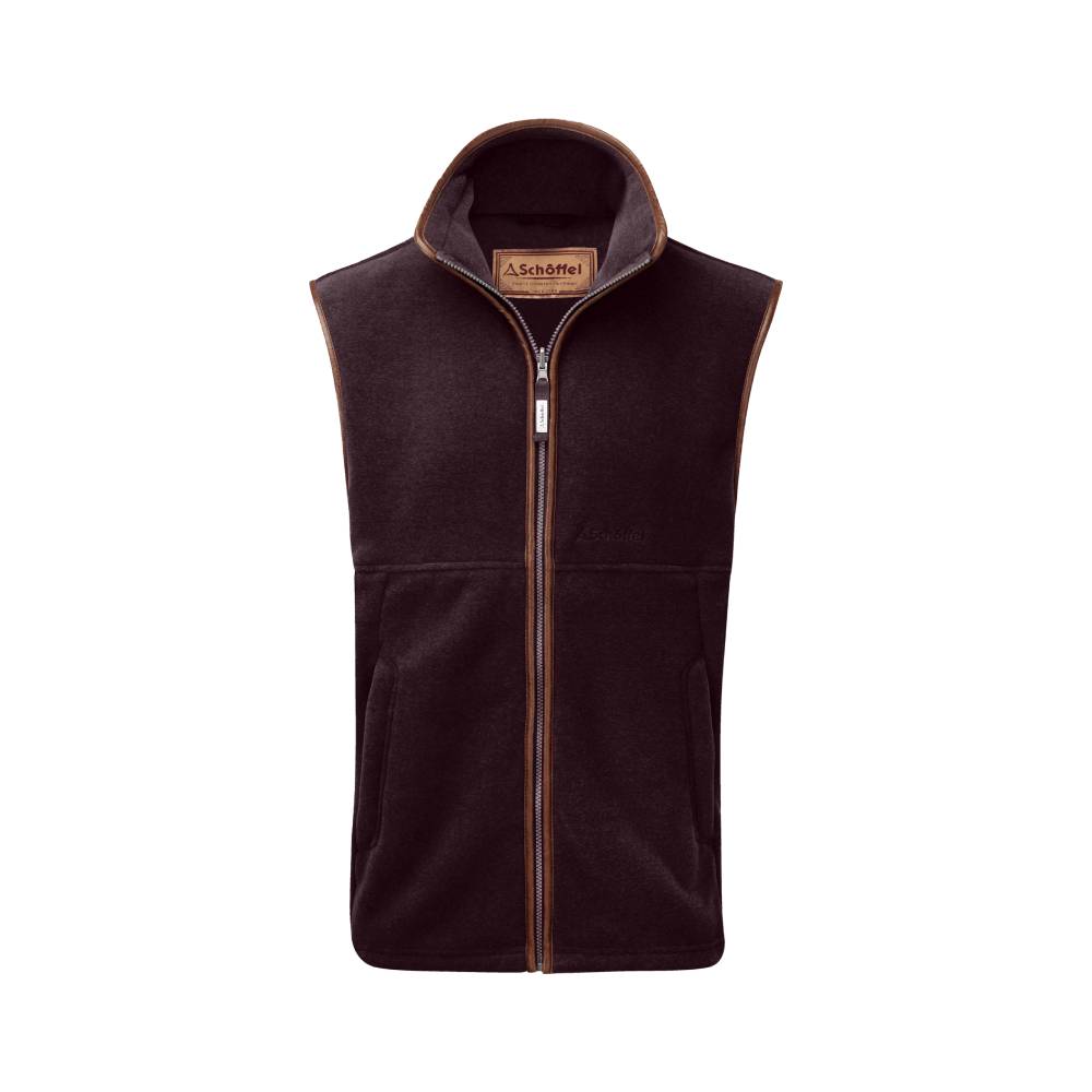 Machine Washable Schoffel Gilet in Port