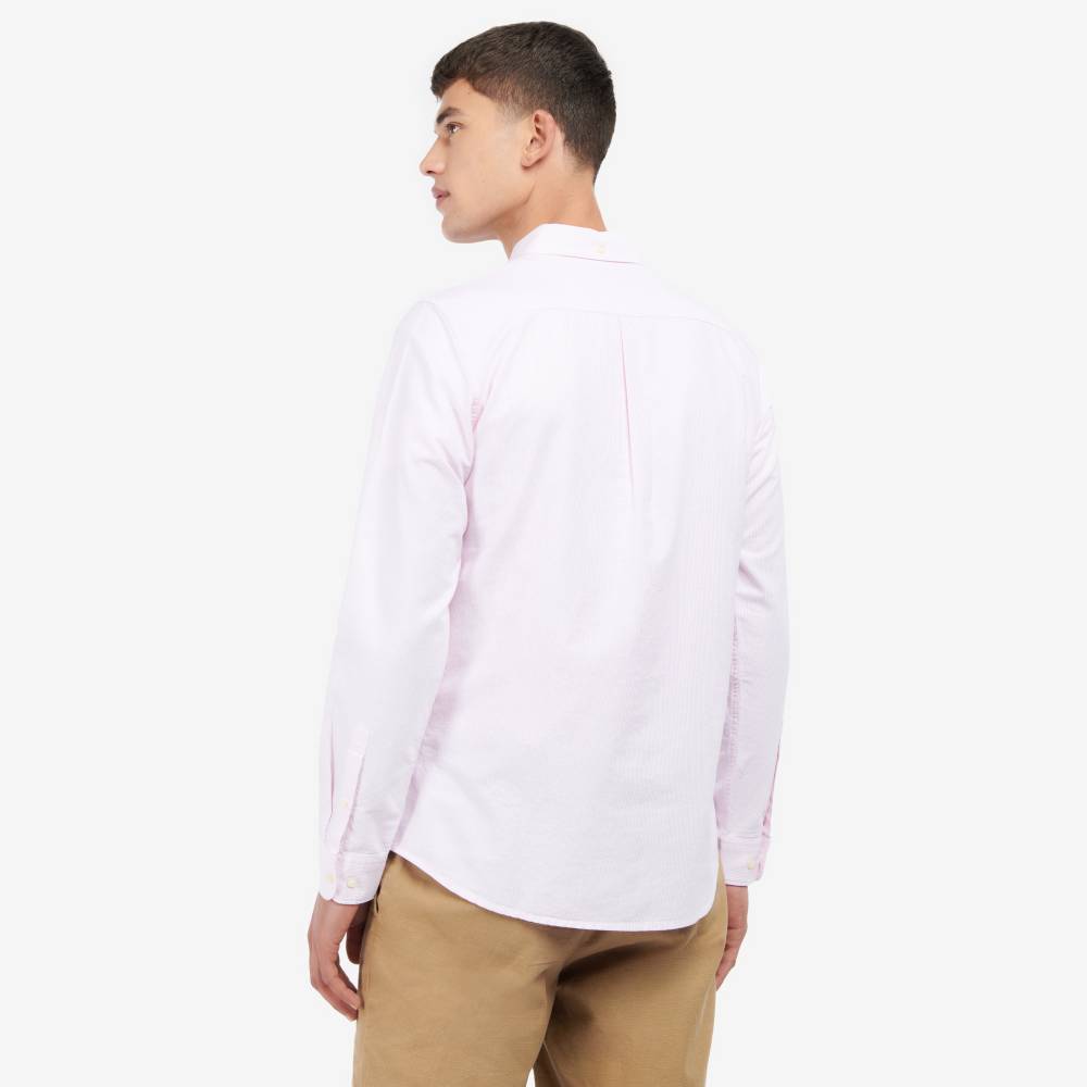 Barbour Long Sleeve Shirt in Pink