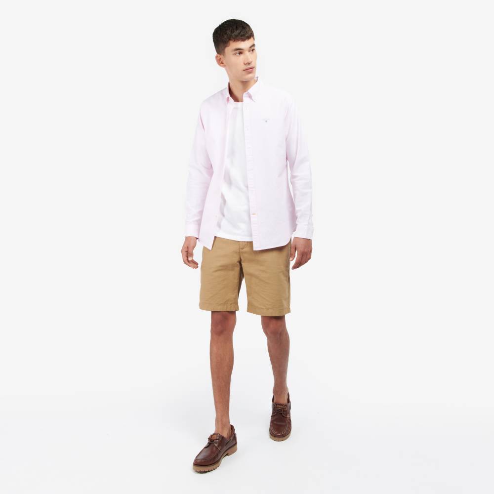 Oxtown Pink Cotton Shirt from Barbour