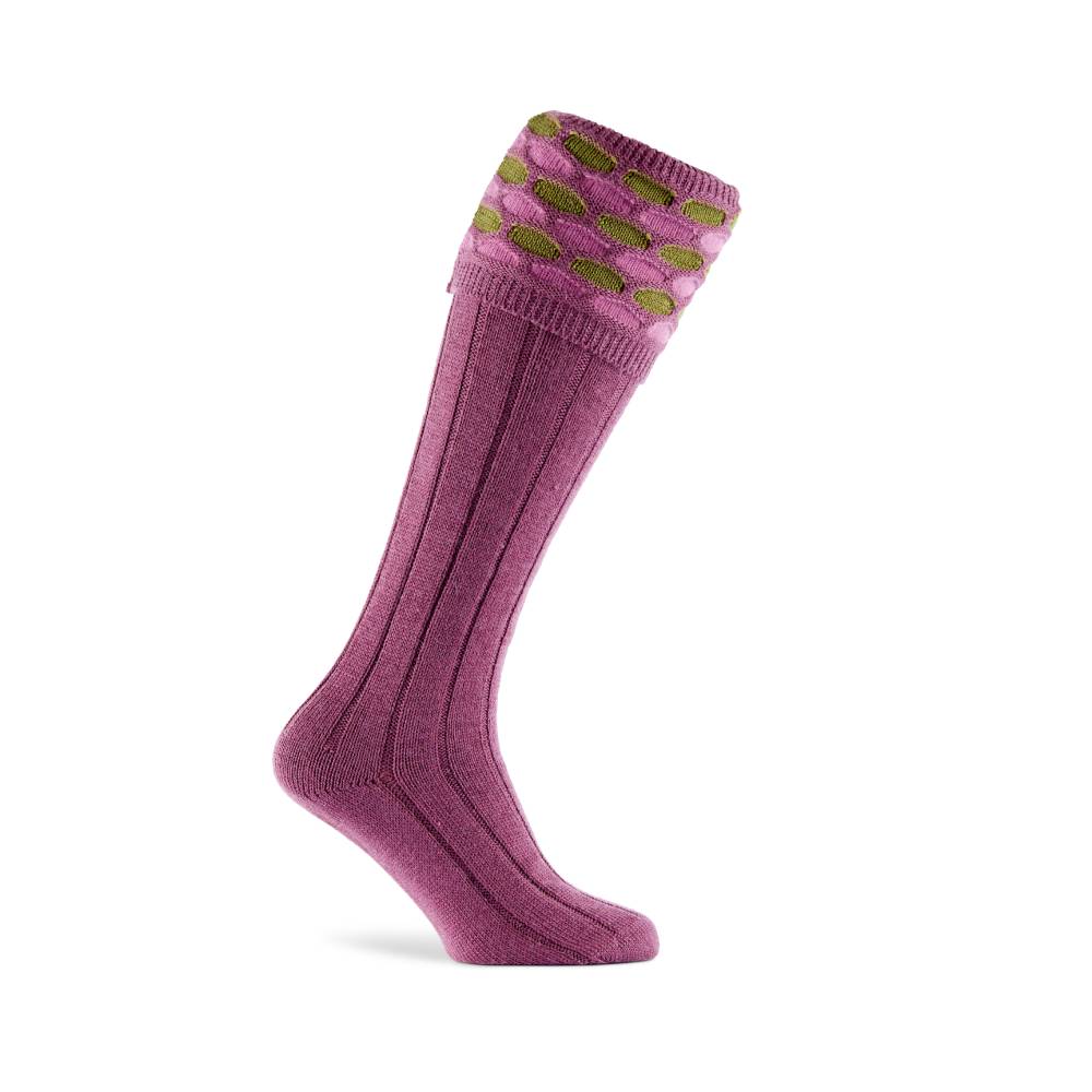 Pennine Cavalier Shooting Socks (Damson)