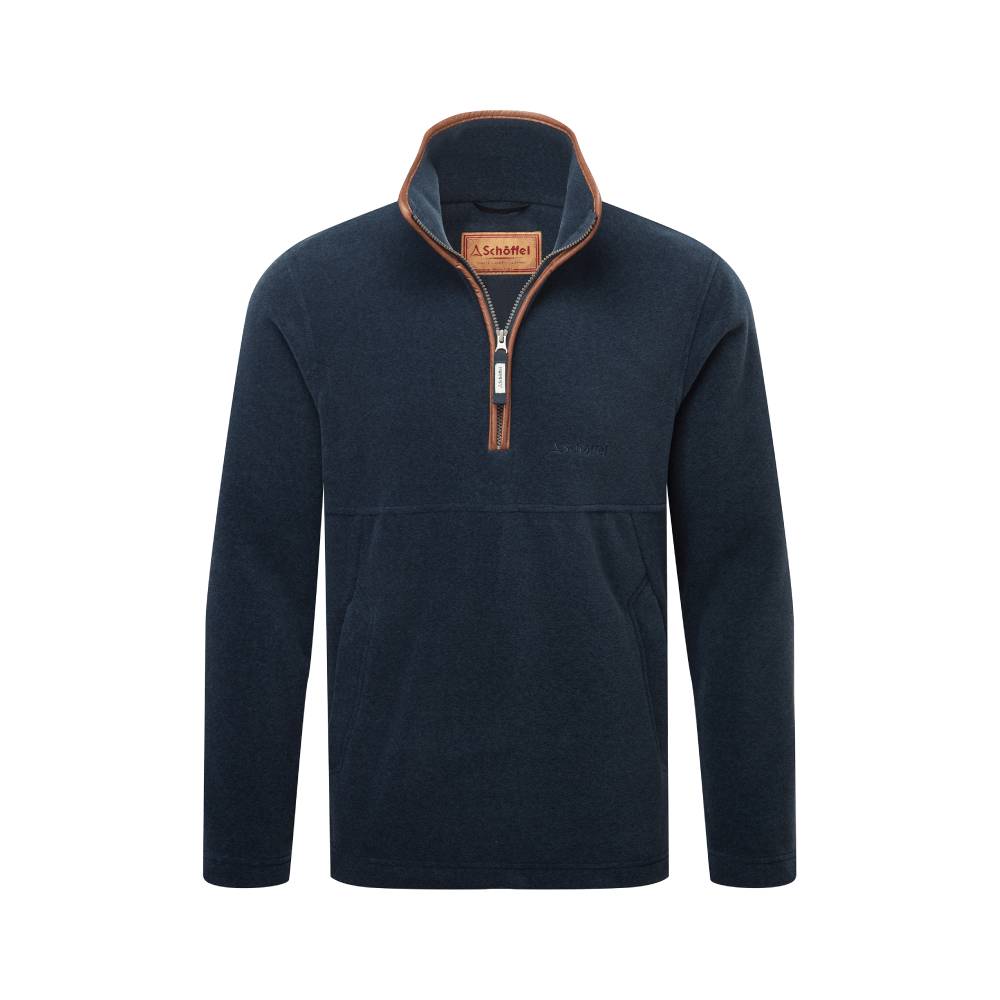 Mens Blue Fleece Jumper from Schoffel