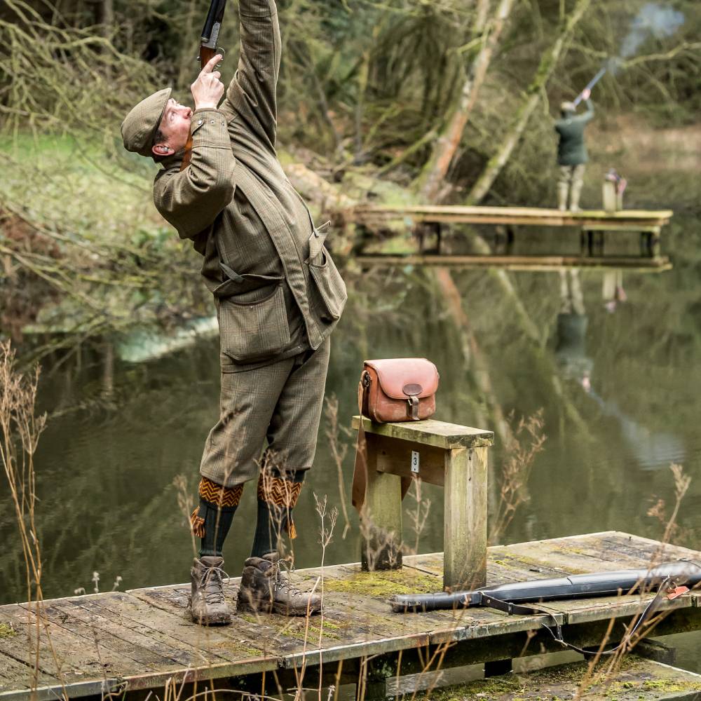 Schoffel Ptarmigan Tweed Shooting Coat (Buckingham Tweed)