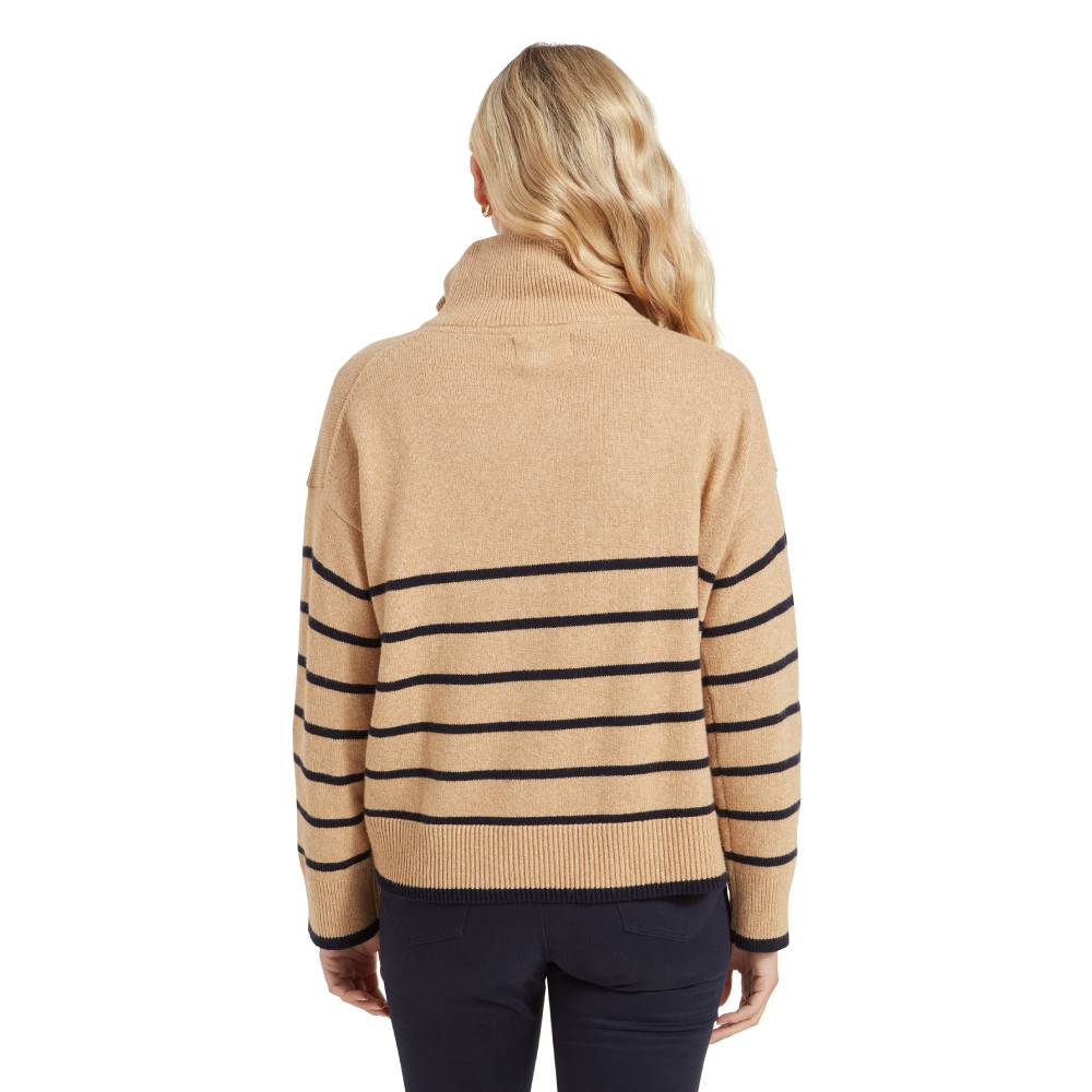 Schoffel Sandsend 1/4 Zip Ladies Jumper (Warm Sand)