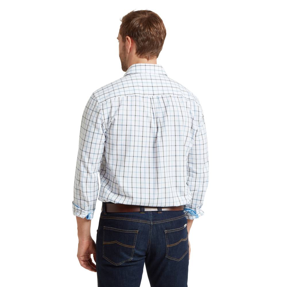 Men's Tailored Shirt with Large Check