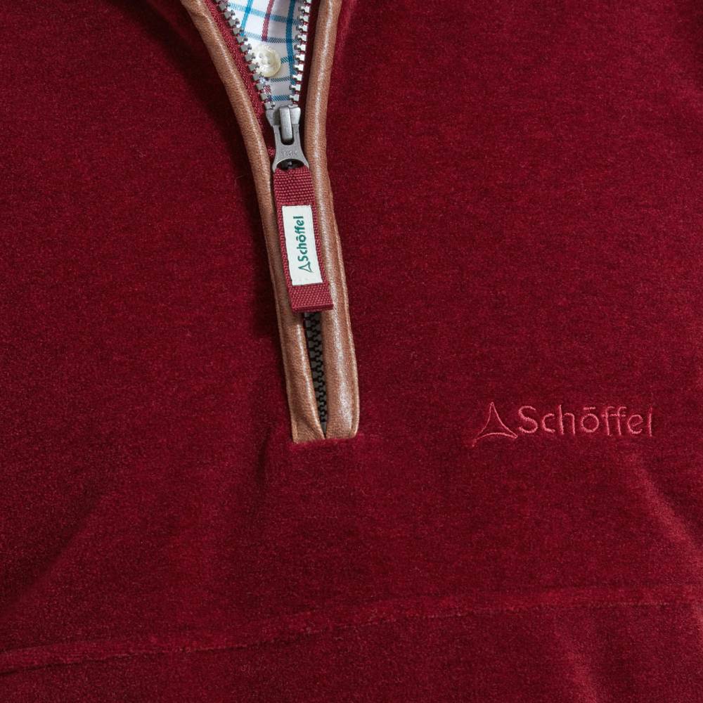 Men's Fleece with 1/4 Zip and Schoffel Branding