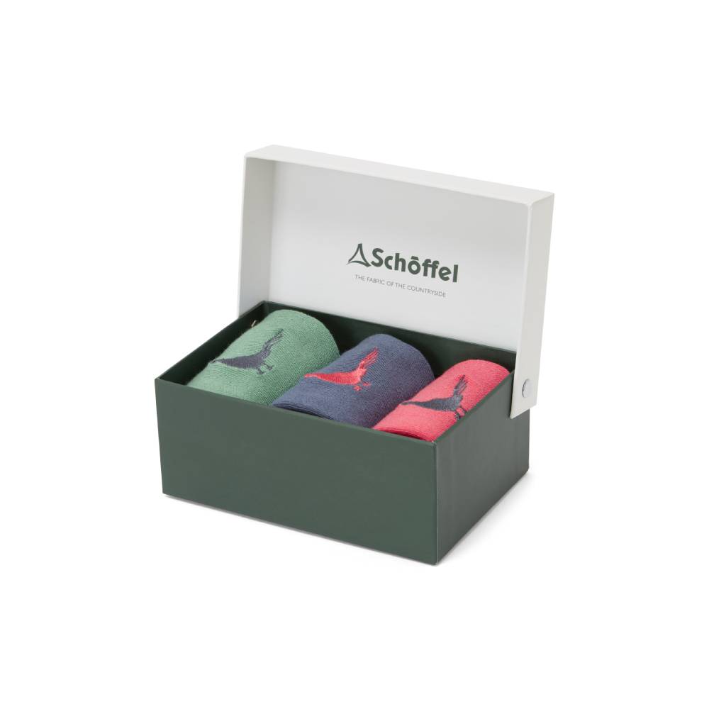 Set of 3 Womens Socks with Gift Box