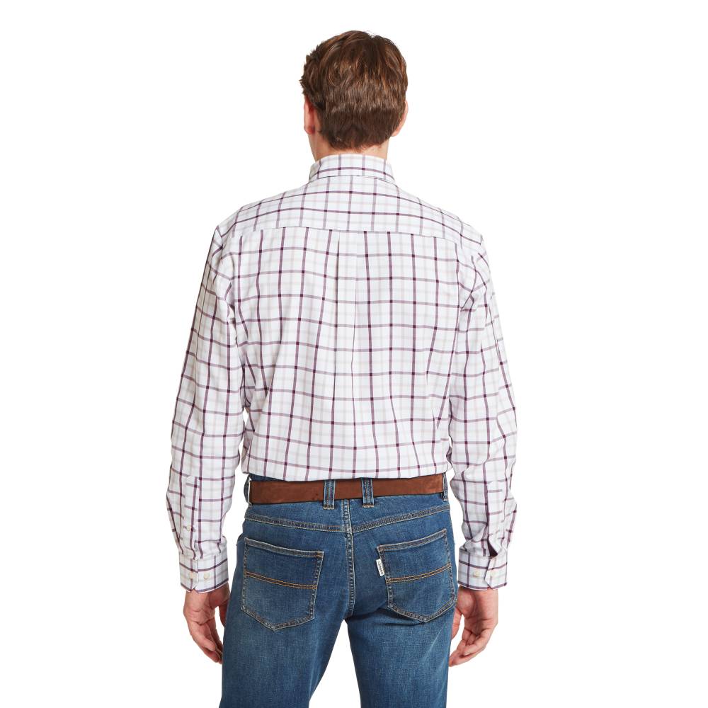 Schoffel Brancaster Classic Men's Shirt (Beetroot Check)