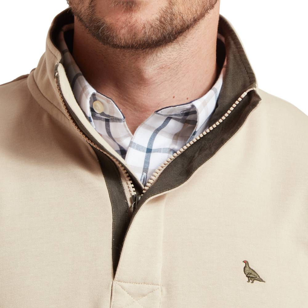 Stretchy Cotton Jersey Jumper for Men