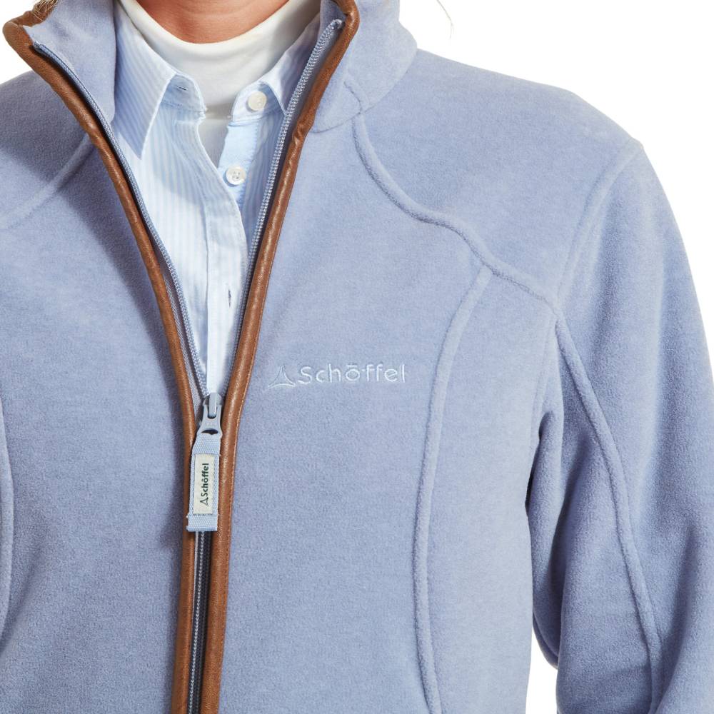 Light Blue Fleece Zip Up Jacket