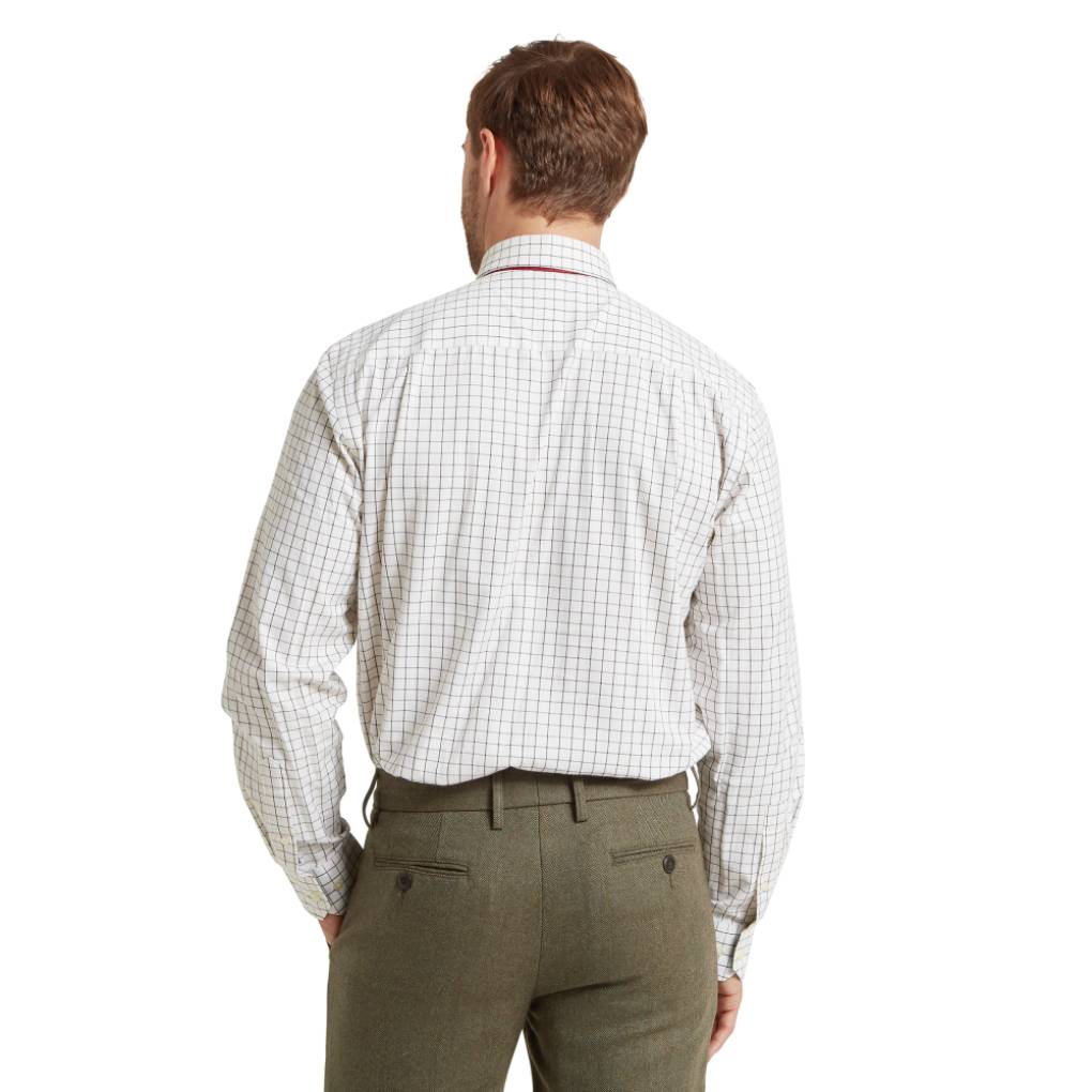 Peached Cotton Twill Green Shirt