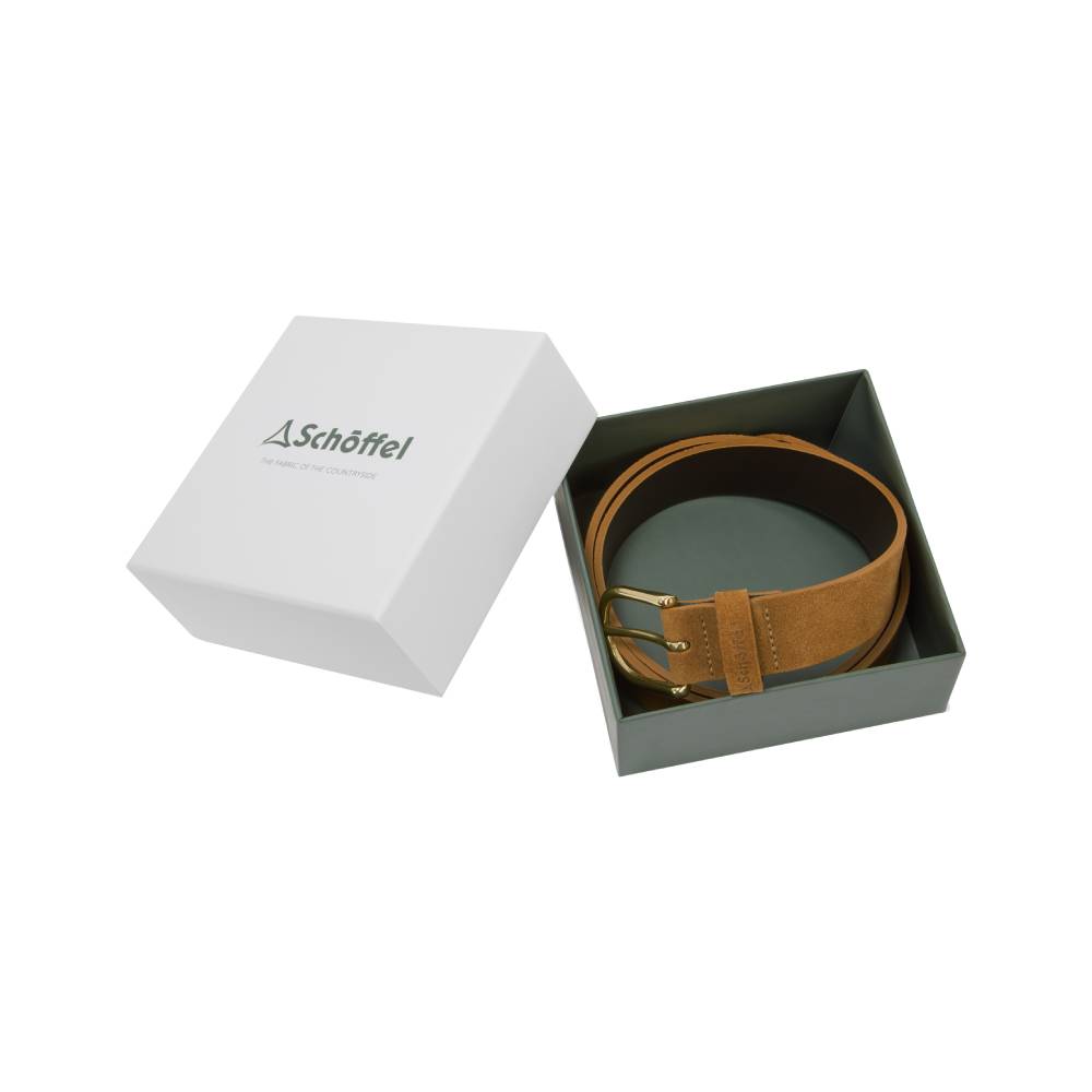 Schoffel Padley Suede Belt (Camel)