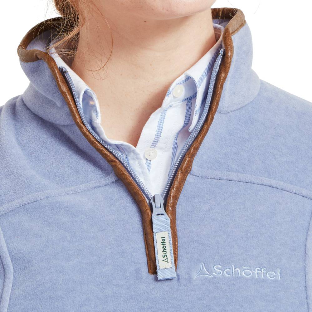 Schoffel Tilton Quarter Zip Ladies Fleece (Powder Blue)