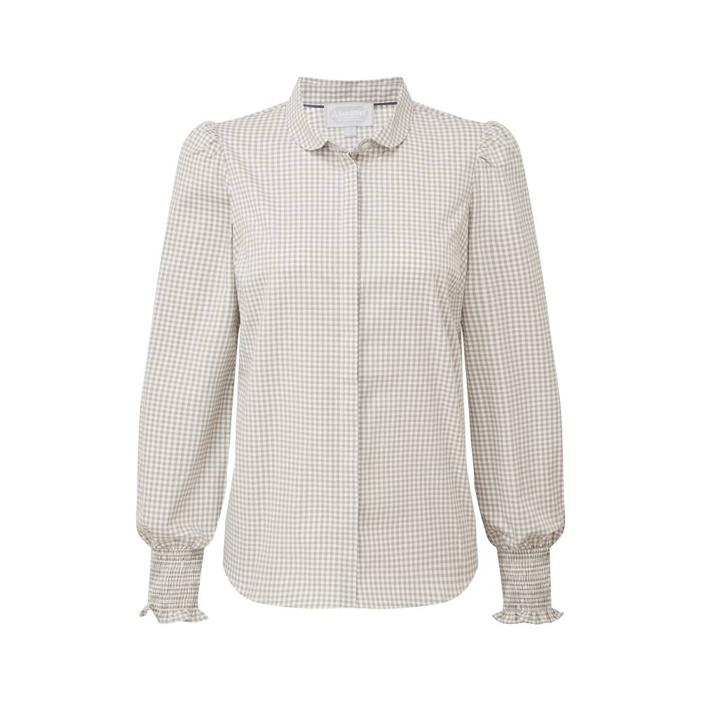 Schoffel Flora Ladies Gingham Shirt (Sage Green)