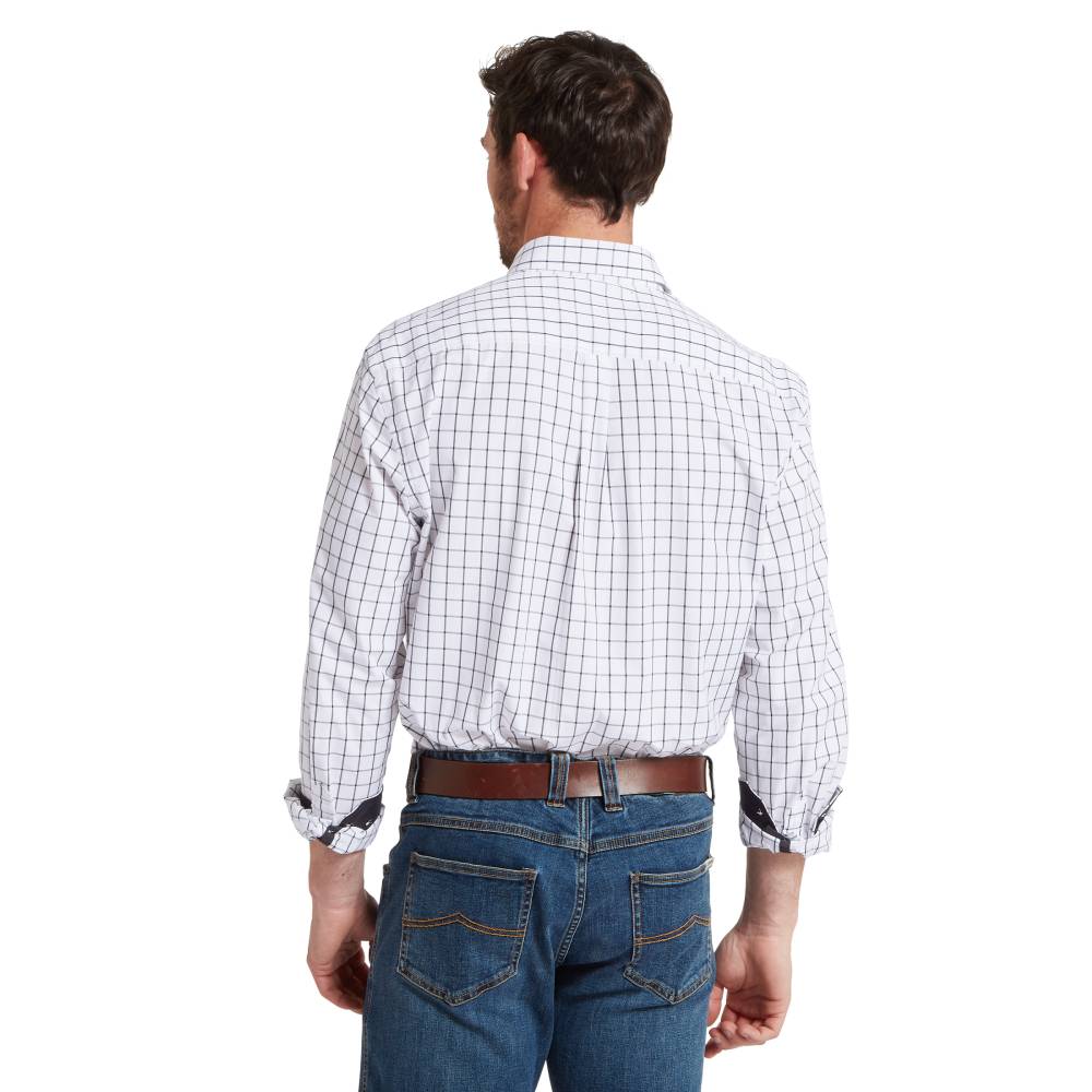 Halesworth Tailored Shirt in Blue Check