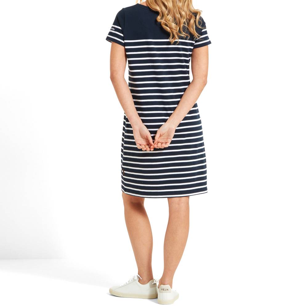 Schoffel Beauport Dress (Navy Stripe)