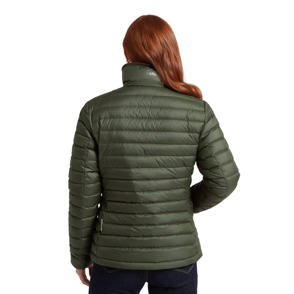 Woodland Green Puffer Jacket Women