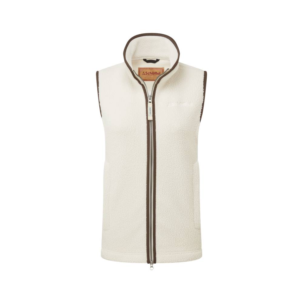 Schoffel Lyndon Retro Ladies Fleece Gilet (Soft White)