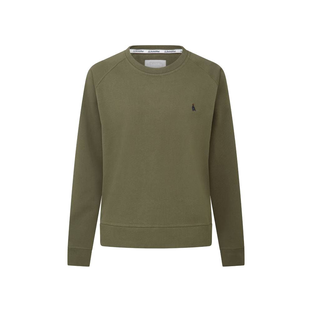 Schoffel Newberry Ladies Sweatshirt (Dark Khaki Green)