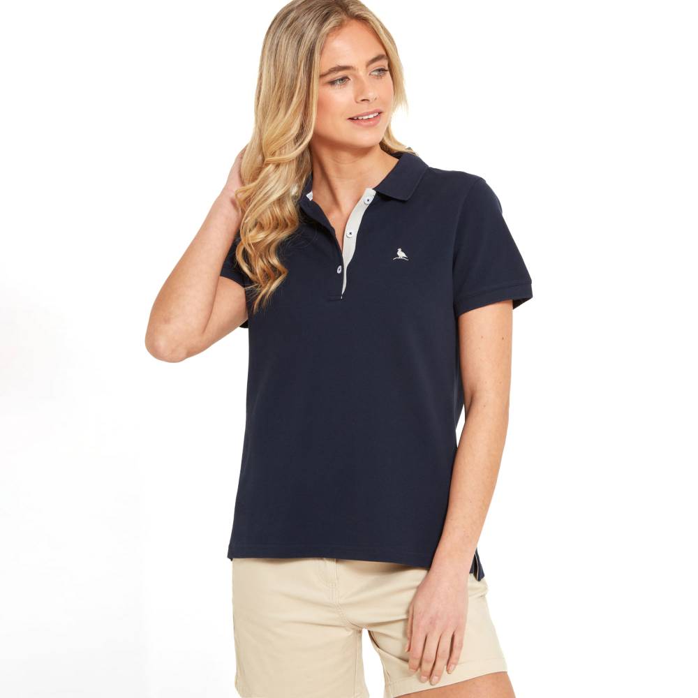 Schoffel Ladies St Ives Polo Shirt (Navy)