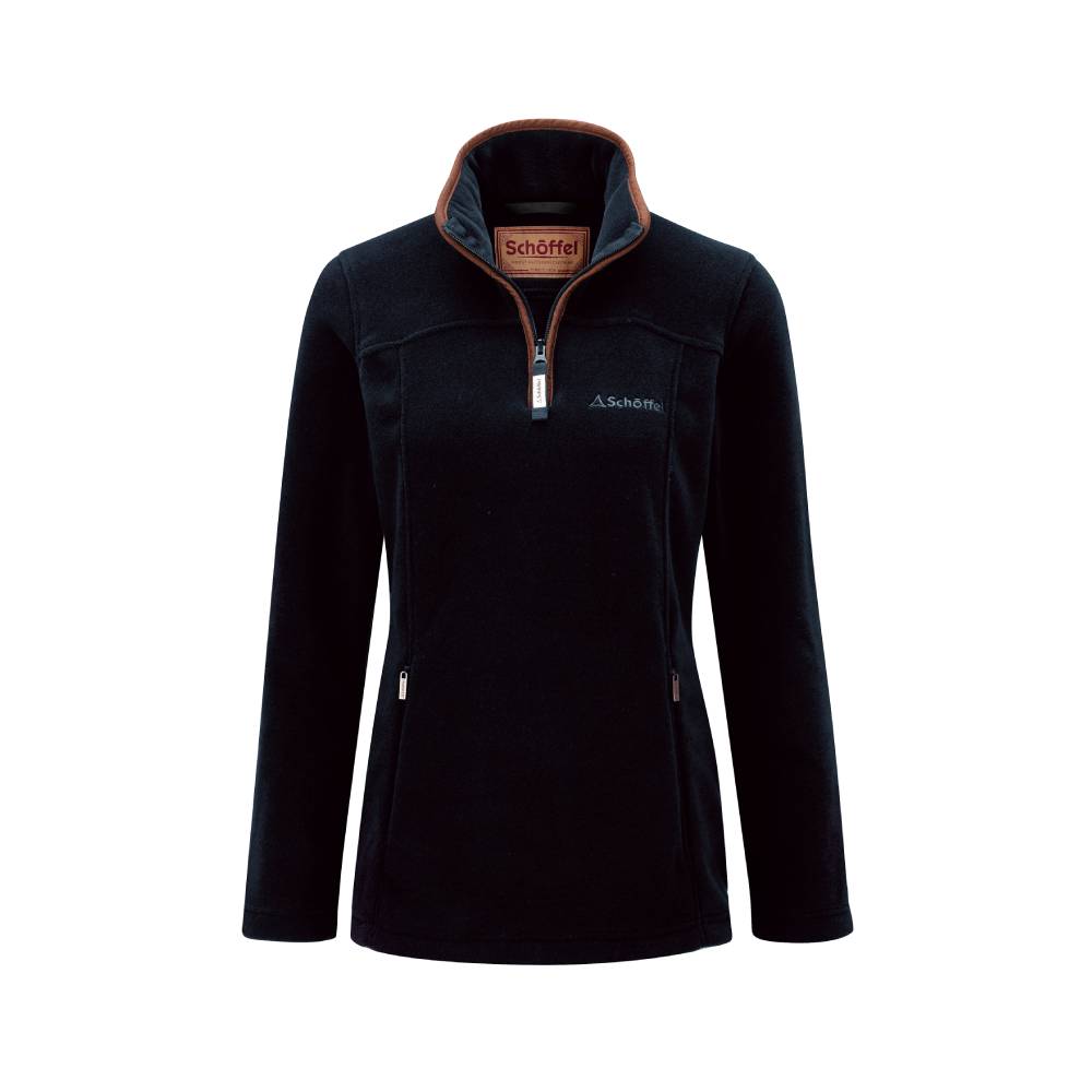 Schoffel Tilton Quarter Zip Ladies Fleece (Navy)