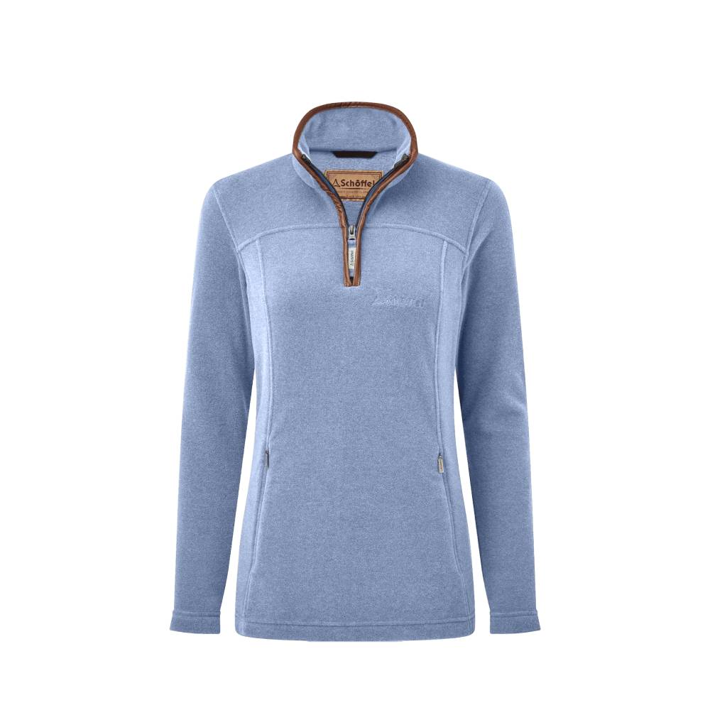 Schoffel Tilton Quarter Zip Ladies Fleece (Powder Blue)