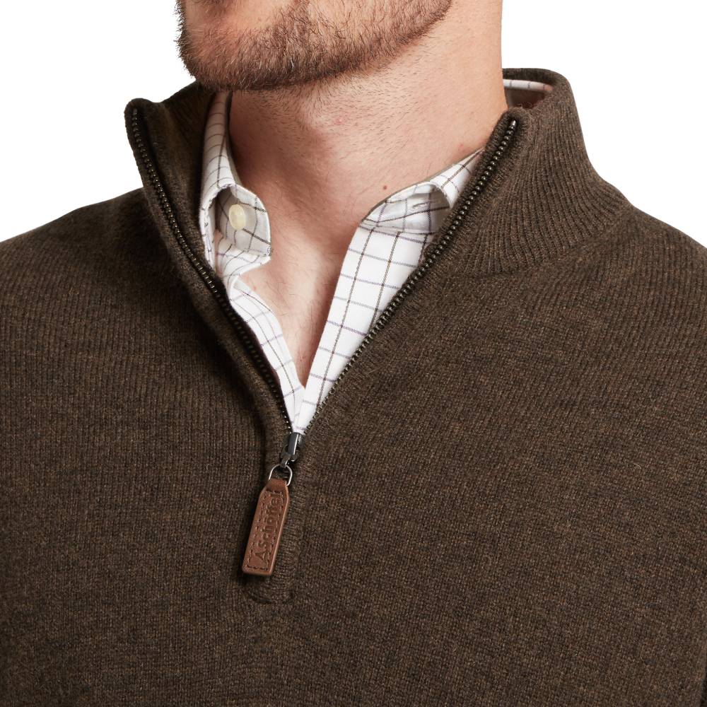 Zip Detail to Men's Schoffel Jumper