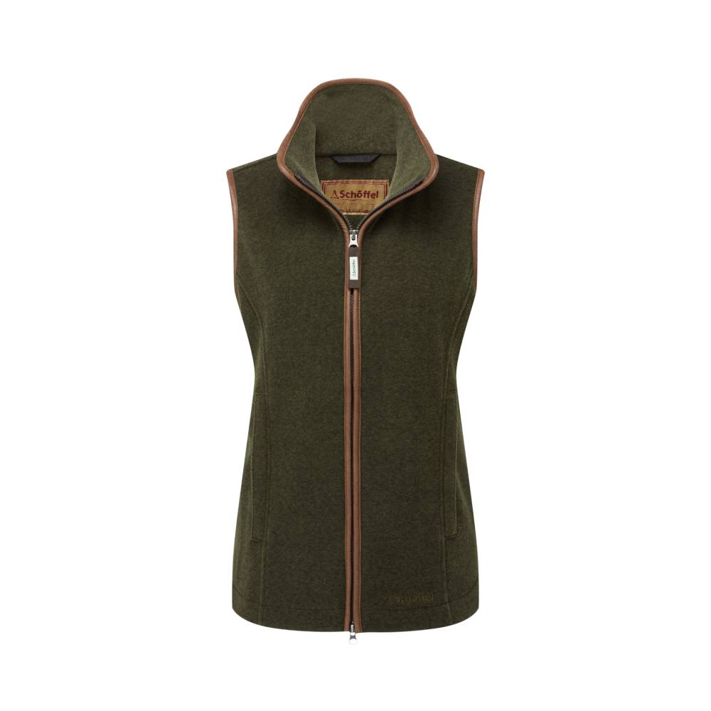 Schoffel Gilet for Ladies in Dark Olive