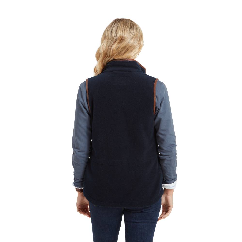 Schoffel Gilet in Navy with Adjustable Waist