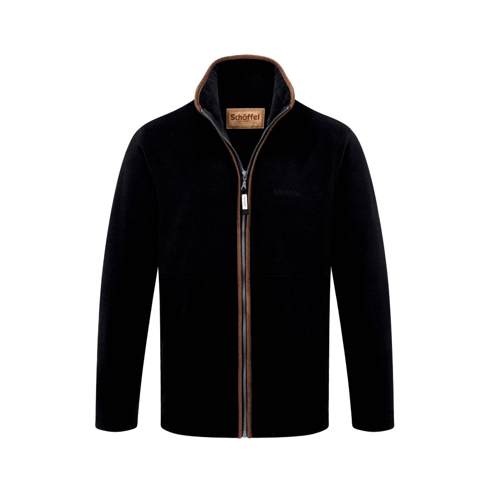 Dark Grey Men's Fleece with Two Way Zip