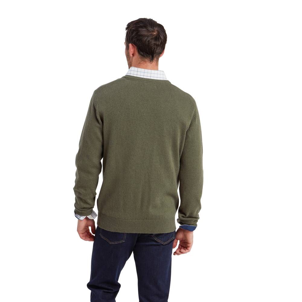 Classic Fit Green Jumper for Men