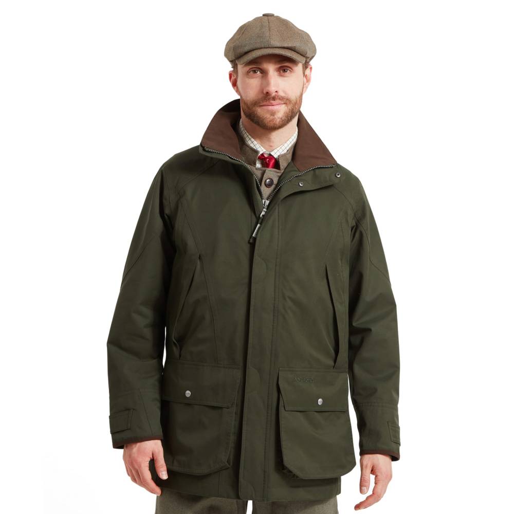 Windproof Men's Jacket in Woodland Green