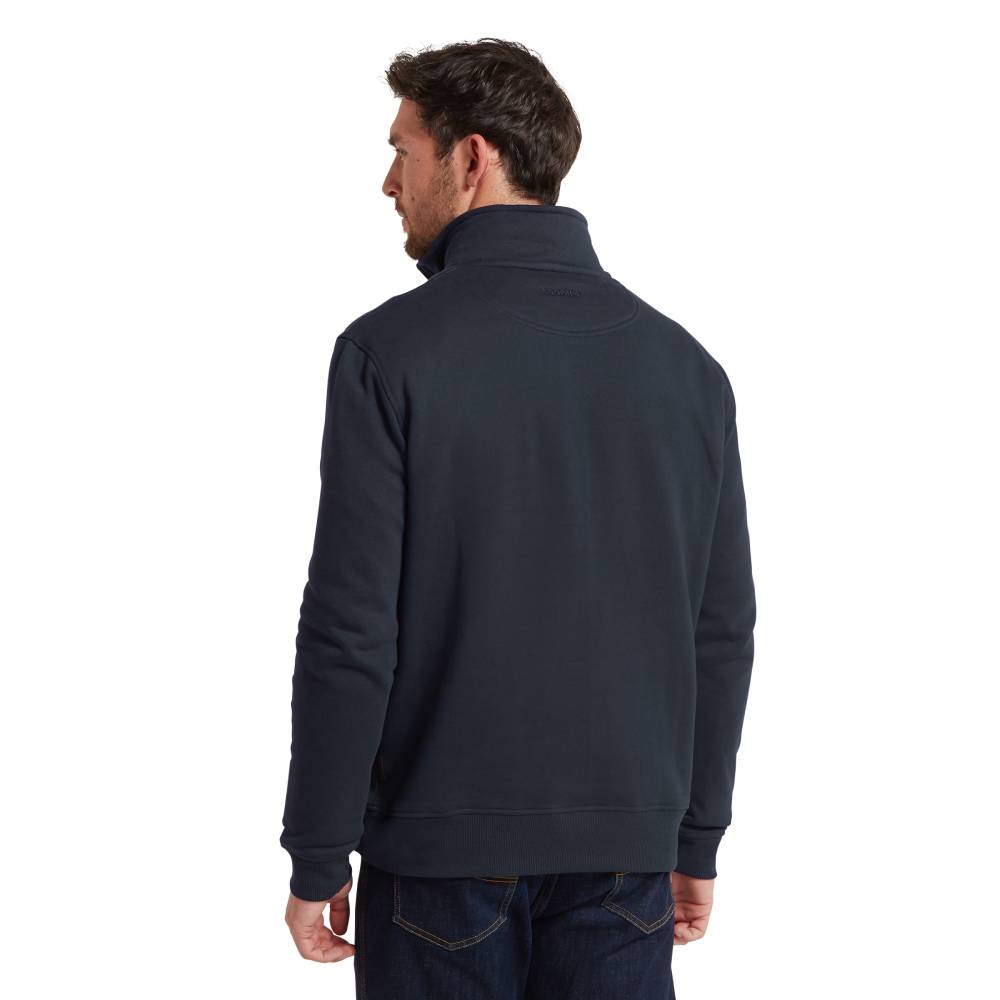 Navy Blue Quarter Zip Jumper for Men