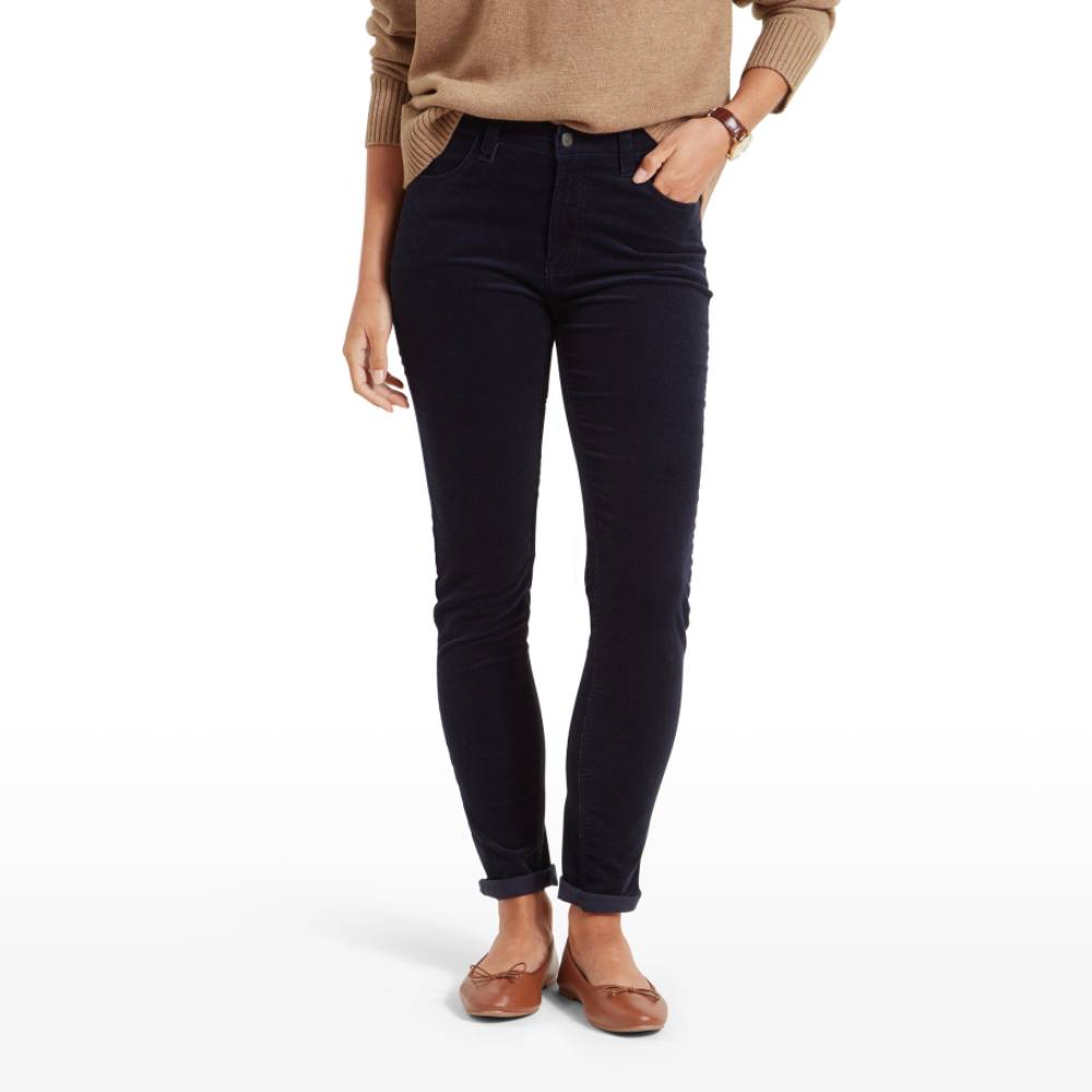 Stretchy Cotton Ladies Corduroy Trousers