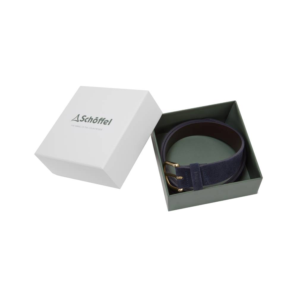 Schoffel Padley Suede Belt (Navy)