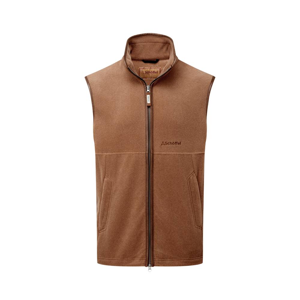 Schoffel Oakham Men's Fleece Gilet (Toffee)