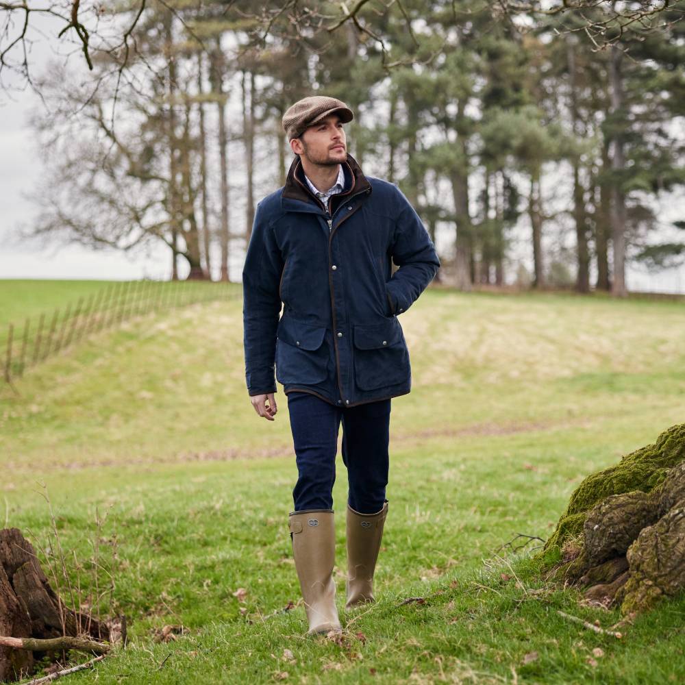 Breathable Coat for Men with 2 Way Zip