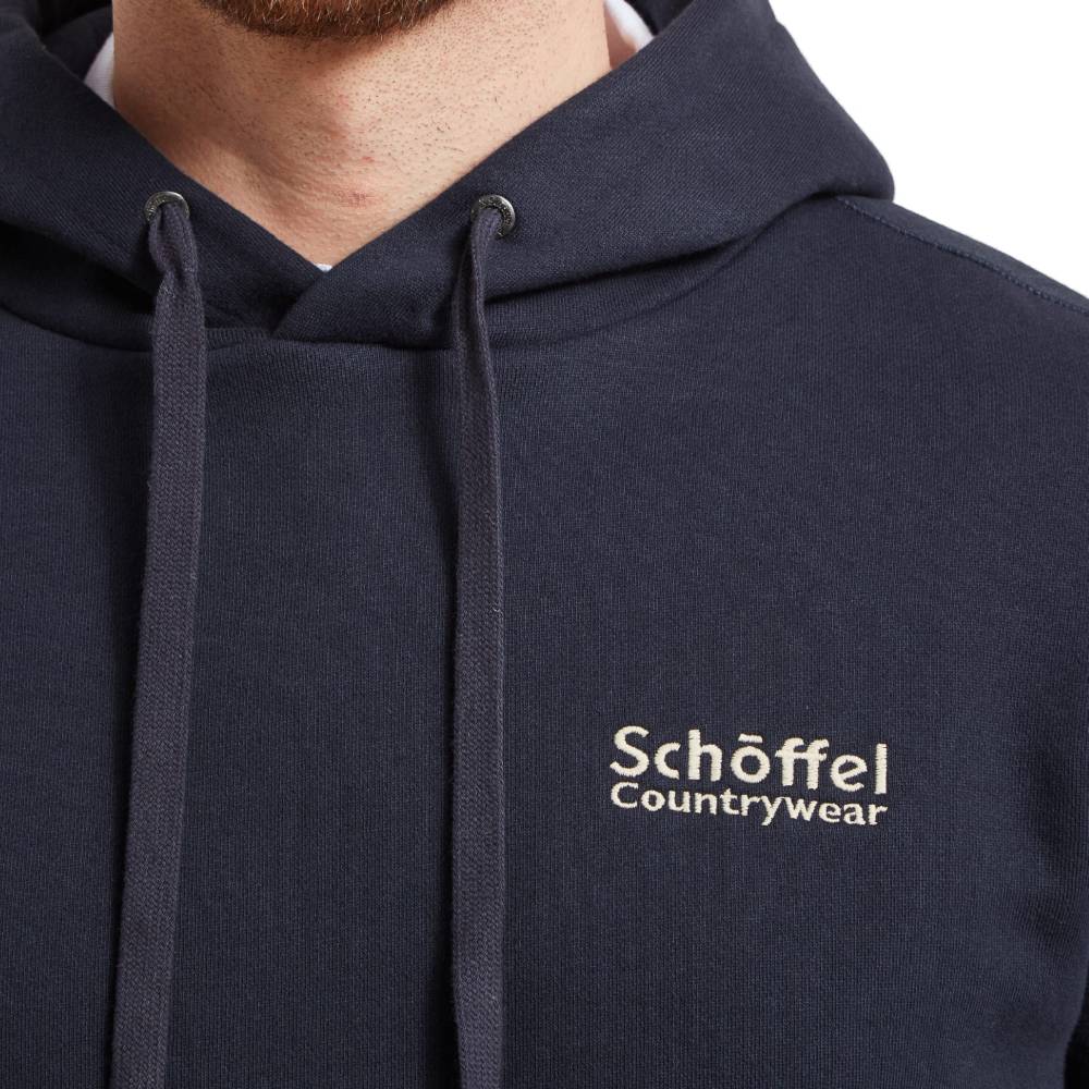 Men's Hooded Sweatshirt with Schoffel Logo