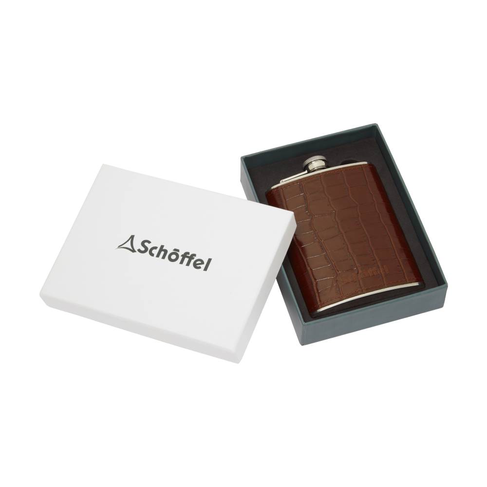 Leather Hip Flask from Schoffel