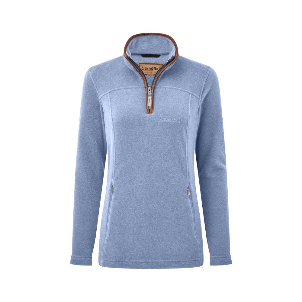 Schoffel Tilton Quarter Zip Ladies Fleece (Powder Blue)