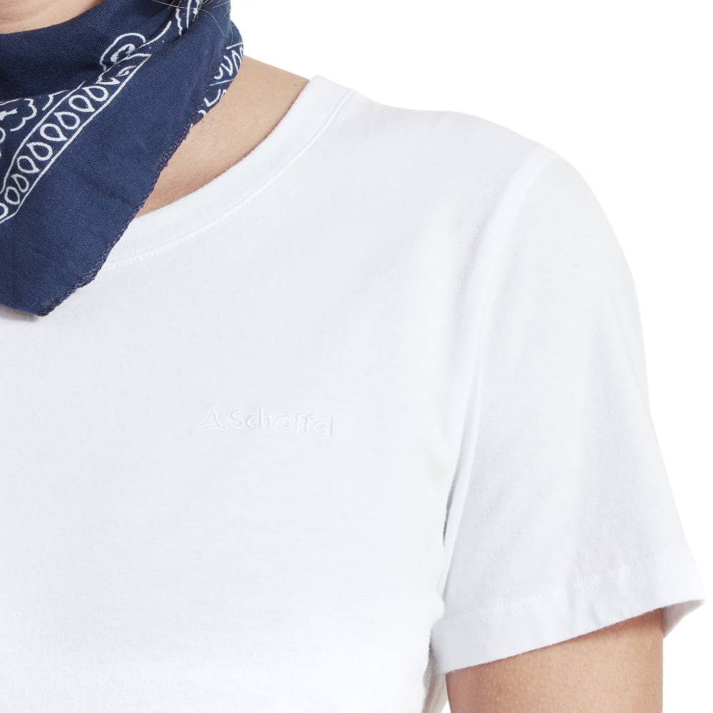 Ladies T-Shirt with Schoffel Embroidered Logo