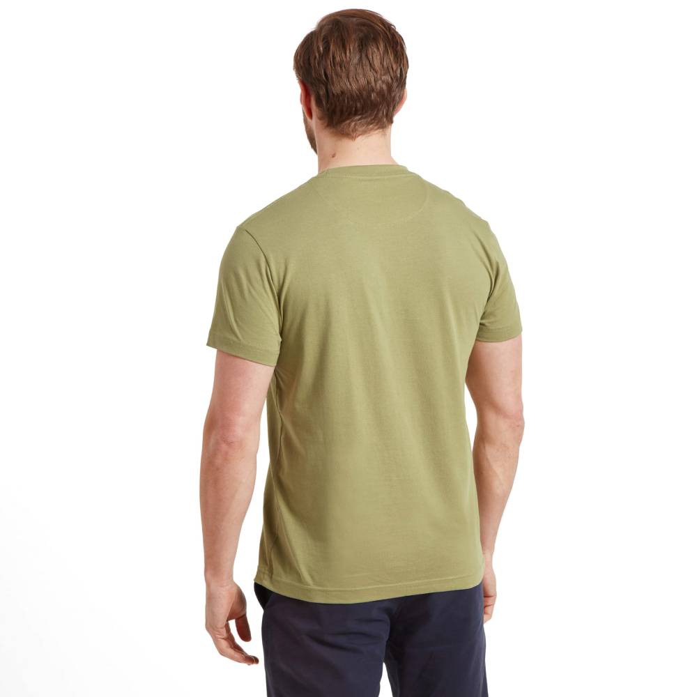 Cotton Jersey Tshirt in Khaki Green