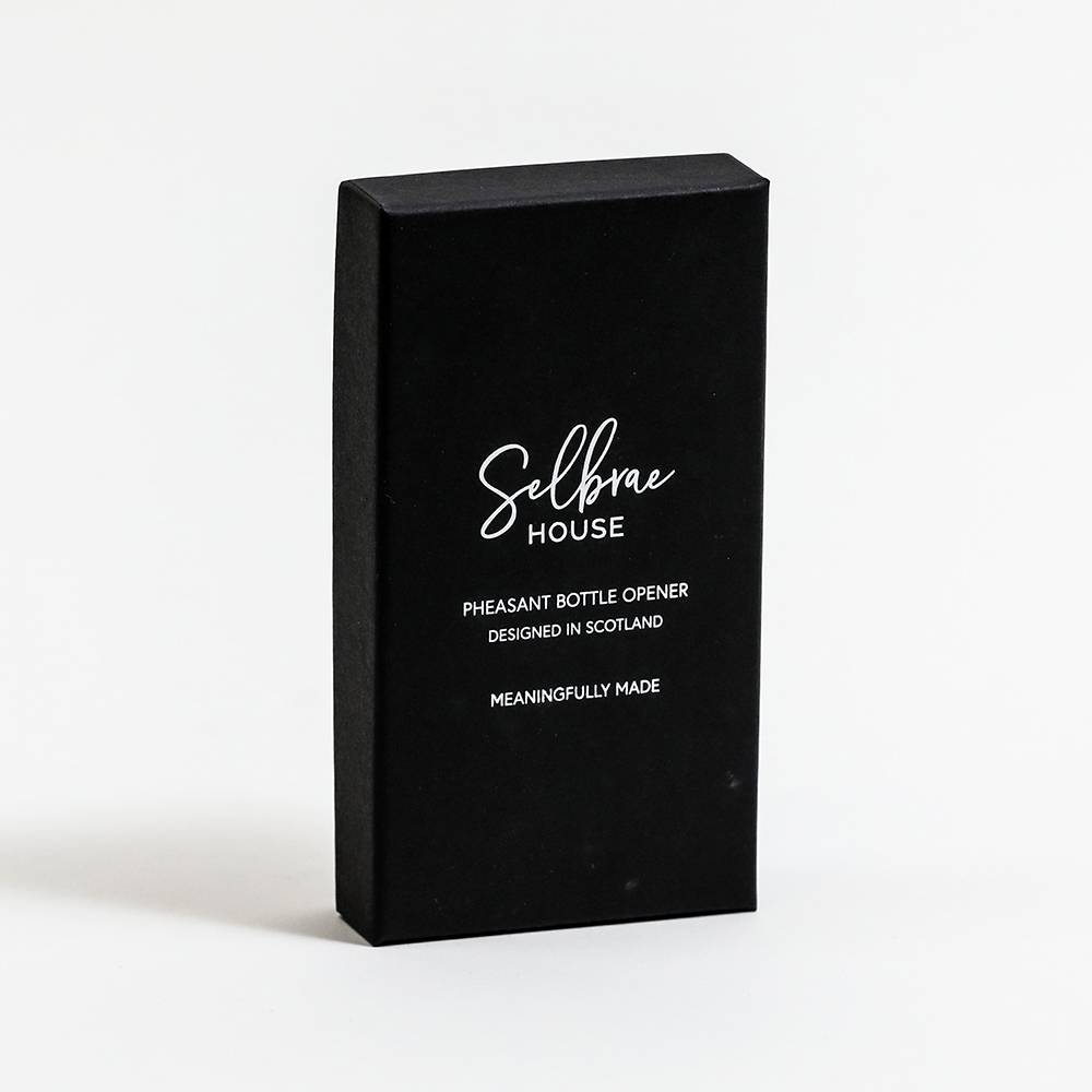 Black Gift Box for Selbrae House Beer Bottle Opener