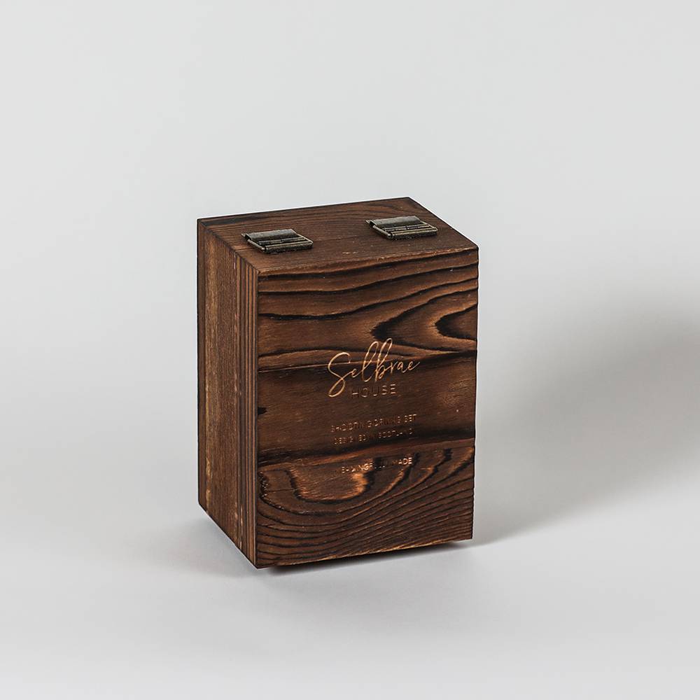Wooden Gift Box for Selbrae House Drinks Set